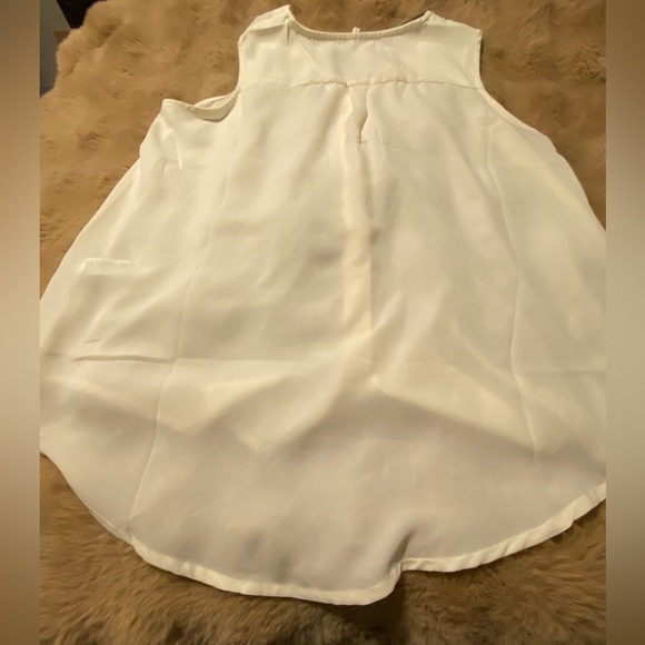 Maurices Madison Solid Button Down Tank Top BNWT large - Picture 7 of 11